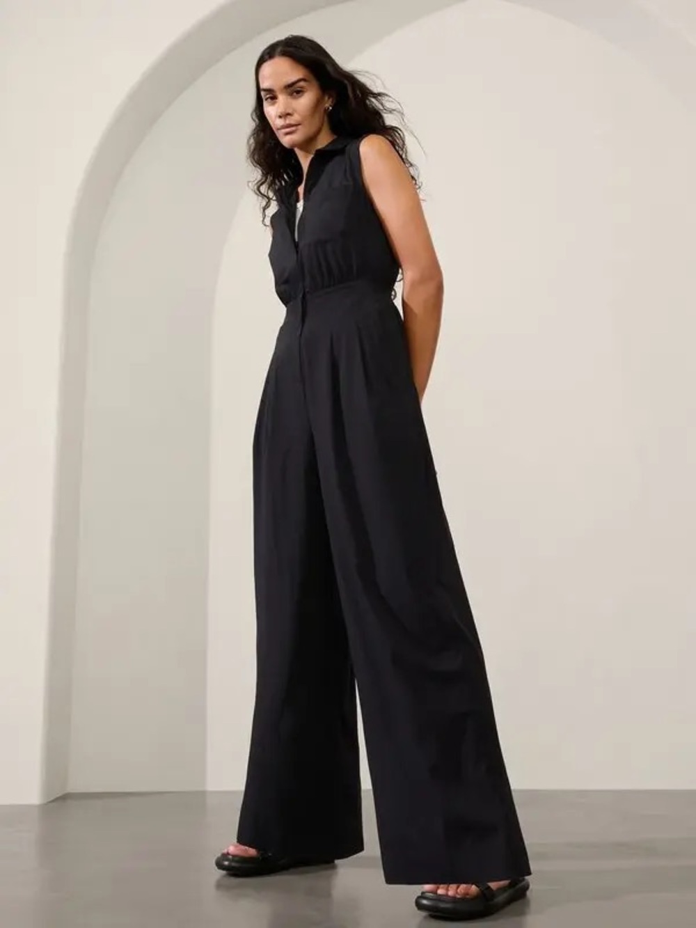 ATHLETA Brooklyn Heights Wide Leg Jumpsuit